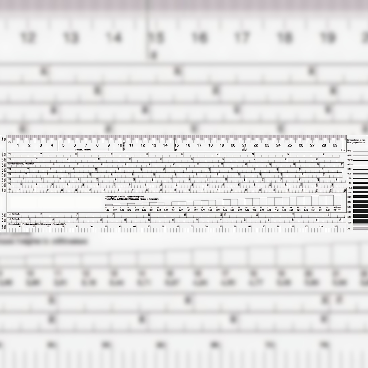 Standardgraph Typometer 1 Stück