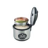 thumbnail of Solis Reiskocher & Dampfgarer, 500 W, 1,2L Volumen, Display, Timer, Beschichtung
