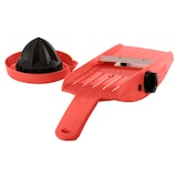 thumbnail of TNS 3000 GEMÜSEHOBEL Multireibe, Gurkenhobel, Julienne Schneider "ALL IN ONE" Das Original (ROT-Schwarz)