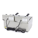 thumbnail of Friteuse - 2 x 10 L - 2 paniers - avec robinet de vidange