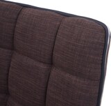 thumbnail of 2er-Set Esszimmerstuhl | HxBxT 103x43x54cm | Sitzhöhe 41cm | Stoff/Textil MVG | Braun | Stuhl Küchenstuhl