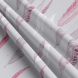 thumbnail of Bettwäsche 200x220 cm Fleece Grau Lila Feder Winter warm