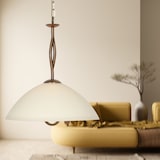 thumbnail of Steinhauer Pendelleuchte 1-fl. "Anthea" 4327BR Bronze + Creme