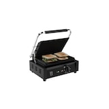 thumbnail of METRO PROFESSIONAL Plancha con panini grill individual GPG1201B, 43 x 36 x 20 cm, acero inoxidable, con bandeja recogegrasa, negro