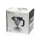 thumbnail of Hendi Garniertrichter Profi Line, Ø 19 x 22 cm, ABS/Edelstahl, ergonomischer Griff, geschirrspülergeeignet, für Sossen und Fondant, silber