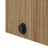 thumbnail of vidaXL Spiegelschrank mit LED-Beleuchtung Gewölbt Eichenoptik
