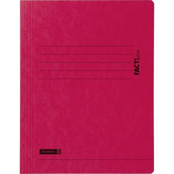 Sammelmappe Fact! A4 375g/qm Karton rot