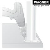 thumbnail of WAGNER Möbelbein U-RAHMEN - Ø 50 x 720 x 700 mm, 2 Anschraubplatten, Aufnahme QuickClick, Edelstahl-Optik - 12501201