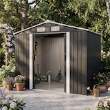 thumbnail of GARDEBRUK® XXL Gerätehaus Fundament Schiebetür Anthrazit Geräteschuppen