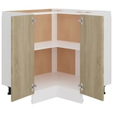 thumbnail of vidaXL Hoekonderkast 75,5x75,5x81,5 cm spaanplaat sonoma eikenkleurig