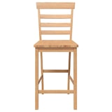 thumbnail of Taburetes de bar 2 uds madera maciza natural caucho