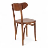 thumbnail of Bistromania - Chaise de bistrot PIGALLE - Bois d'orme Foncé - L40x45xH82 cm