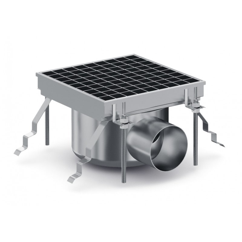 Caniveau de Sol en Inox pour Cuisine Professionnelle - Combisteel - Ref 7075.0120