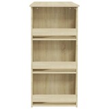 thumbnail of Mesa bar estante almacenaje contrachapada roble 102x50x103,5 cm