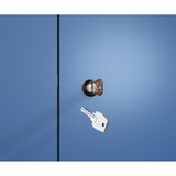 thumbnail of C+P Spind Classic PLUS, 2 Abteile, HxBxT 185x80x50cm, Zylinderschloss, Hellgrau/Lichtblau von PROREGAL