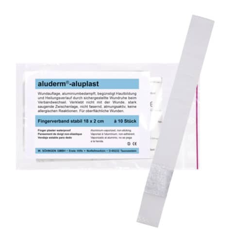 aluderm®-aluplast stabil Fingerverband 18 x 2 cm 10 Stück
