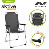 thumbnail of Silla plegable de aluminio fija Aktive Camping