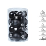 thumbnail of Christbaumkugel Weihnachtskugel Glas D: 3,5cm glänzend matt 16Stück