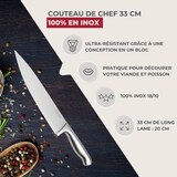 thumbnail of Couteau de chef 33 cm en inox Nirosta Star