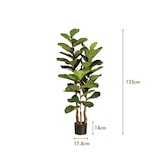 thumbnail of Pianta artificiale Ficus lyrata 135 cm - Naturing Monde - Interni