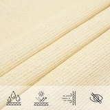 thumbnail of Toldo de vela crema HDPE 160 g/m² 5x5 m