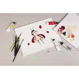 thumbnail of Clairefontaine 5x Papier für Gouache und Acryl, Packung mit 6 Blatt 24x32 cm, 360g - 93341C