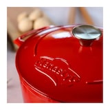 thumbnail of Cocotte - Menastyl - 6020103 - Ovale - En Fonte Acier émaillé - Rouge - 9 Litres