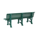 thumbnail of PROREGAL Gartenbank Jamaika | 4-Sitzer | Grün | HxBxT 80x200x64cm | UV-beständiger Kunststoff | Parkbank Sitzbank Gartenbänke Balkon Terrasse