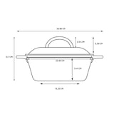 thumbnail of Lodge – Cocotte en fonte naturelle 1,9 litre – Tous feux – Made in USA