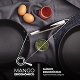 thumbnail of Masterpro - Bratpfanne Ø24x5 cm Argent, antihaftbeschichteter Edelstahl