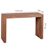 thumbnail of FineBuy Konsolentisch 115 x 75 x 40 cm Sheesham