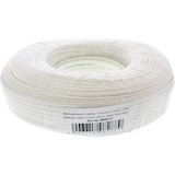 thumbnail of InLine® Modularkabel, 4adrig Flachband weiß, 100m Ring