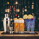 thumbnail of Relaxdays Barmatte 2er Set, mit Noppen, 40 x 30 cm, Abtropfmatte aus PVC, Geschirr trocknen, für Bar und Spüle, schwarz