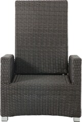 thumbnail of Tarrington House Poltrona Madrid , alluminio/rattan PE/ poliestere,  73.5 x 85 x 106 cm (La x Pr x Al), con schienale regolabile, grigio