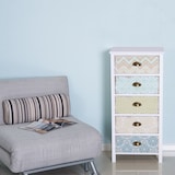 thumbnail of HOMCOM Cassettiera per Camera da Letto Mobiletto con Cassetti Shabby