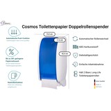 thumbnail of Toilettenpapierspender Doppelrollen, Blanc Cosmos, unschlagbar ergiebig, abschließbar, autom. Rollenwechsel, Restrollenfunktion