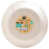 thumbnail of Pronappe 79215I 25x 20 runde Pappteller, 23 cm - Rot