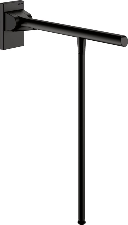 Delabie Stützklappgriff Be-Line mit Fuß D42 L.650 Alu matt schwarz
