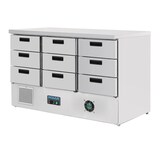 thumbnail of Polar G-serie koelwerkbank met 9 lades 368L