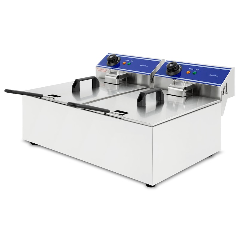 Friteuse électrique 5.5 L, Friteuse digital 1700 W, Friteuse Air Chaud sans huile, 38.1 x 29.6 x