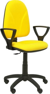 thumbnail of Cadeira Algarra e anatómica com mecanismo de contacto permanente e tecido BALI cor amarelo (INCLUI BRAÇOS FIXOS)