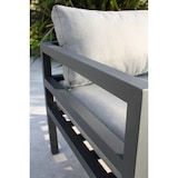 thumbnail of Eck-Gartenmöbel 6-Sitzer aus anthrazitgrauem Aluminium - BEAUBOURG