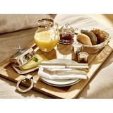 thumbnail of Tablett Osgard (61x44 cm) Teakholz, Edelstahlgriffe, rechteckig, Holztablett, Serviertablett