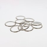 thumbnail of Lot de 10 anneaux avec insert pour rideaux de 35x42mm en Nickel Mat - Boulet
