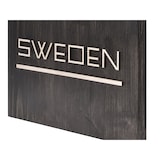 thumbnail of Wandbild SWEDEN Holz mit Silhouette von Schweden 30x80cm skandinavisch