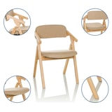 thumbnail of Bezoekerstoel / Vouwstoel SCANDIO Stof beige hjh OFFICE