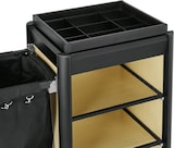 thumbnail of WAS Germany - Zimmerservicewagen Isabella, 1 Wäschesack, 95 x 54 x 116 cm, schw. Kantenprofile/helle Holzoptik