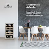 thumbnail of Klarstein Vinamour 29 Duo Weinkühlschrank 2 Zonen 80L/29 Flaschen 5-22°C  Touch Edelstahl