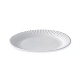 thumbnail of Assiette ronde jetable en carton blanc enduit anti-gras 180 mm par 1000