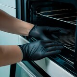 thumbnail of Pack 100 Guantes nitrilo desechables - Color Negro- Colección Softskim - Guantes de Látex sin Polvo - Talla S, 100und